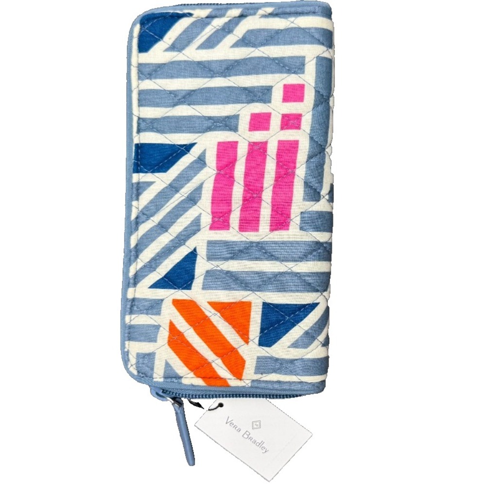 VERA BRADLEY RFID Georgia Wallet Clutch in Geo Medallions Print NWT - Picture 7 of 7